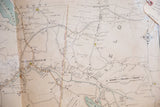 Section of antique map detailing North Salem, Township Boundary, and river features.