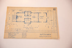 Vintage Katonah NY Train Station Blueprint / ONH Item 6642 Image 1