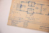 Aged tan blueprint detail revealing Katonah, Harlem Division text and fine creasing.
