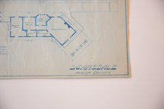 Vintage Scarsdale NY Train Station Blueprint / ONH Item 6644 Image 2