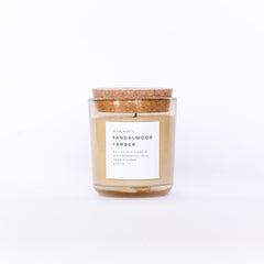 Sandalwood and Amber Slow North Soy Candle // ONH Item 6671