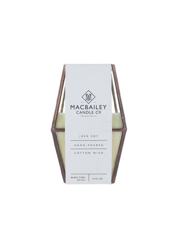 Copper Lantern Candle in Cabin Green // ONH Item 6673