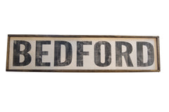 Bedford Vintage Style Sign // ONH Item 6677B