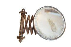 Antique Fleur De Lis Shaving Mirror // ONH Item 6701