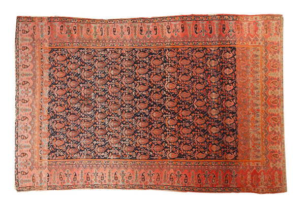 Antique Mission Malayer Rug / ONH item 6705