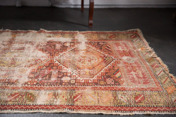 3.5x6 Antique Caucasian Rug // ONH Item 6713 Image 4