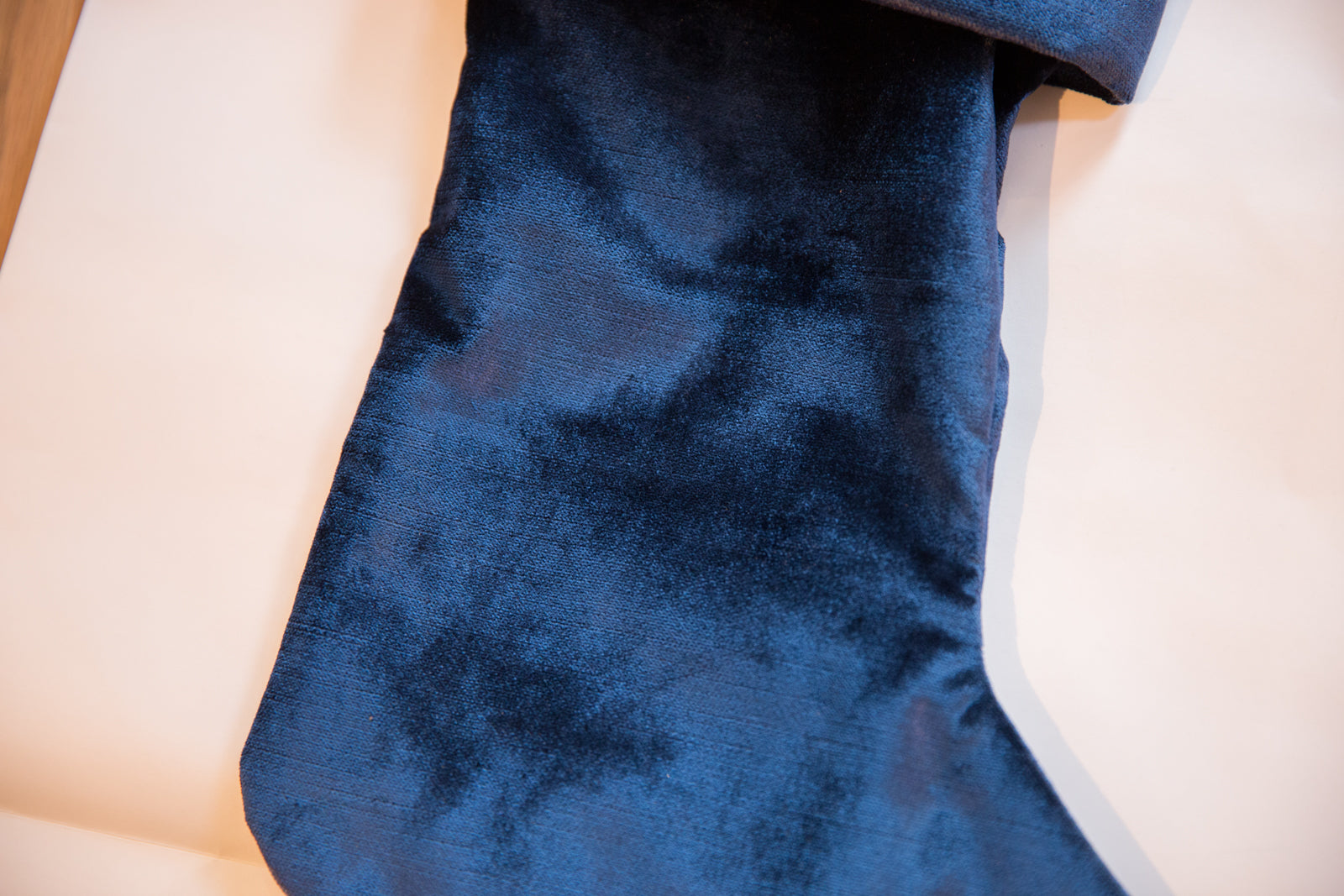 Made in USA Velvet Stocking Cobalt Navy // ONH Item 6727 Image 1