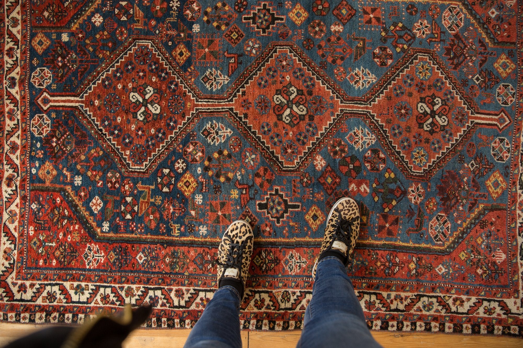 4.5x6 Vintage Afshar Rug // ONH Item 6730 Image 1