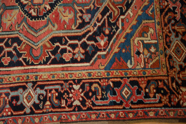 3.5x4.5 Vintage Heriz Square Rug // ONH Item 6737 Image 7