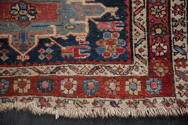 3.5x4 Antique Karaja Square Rug // ONH Item 6738 Image 3