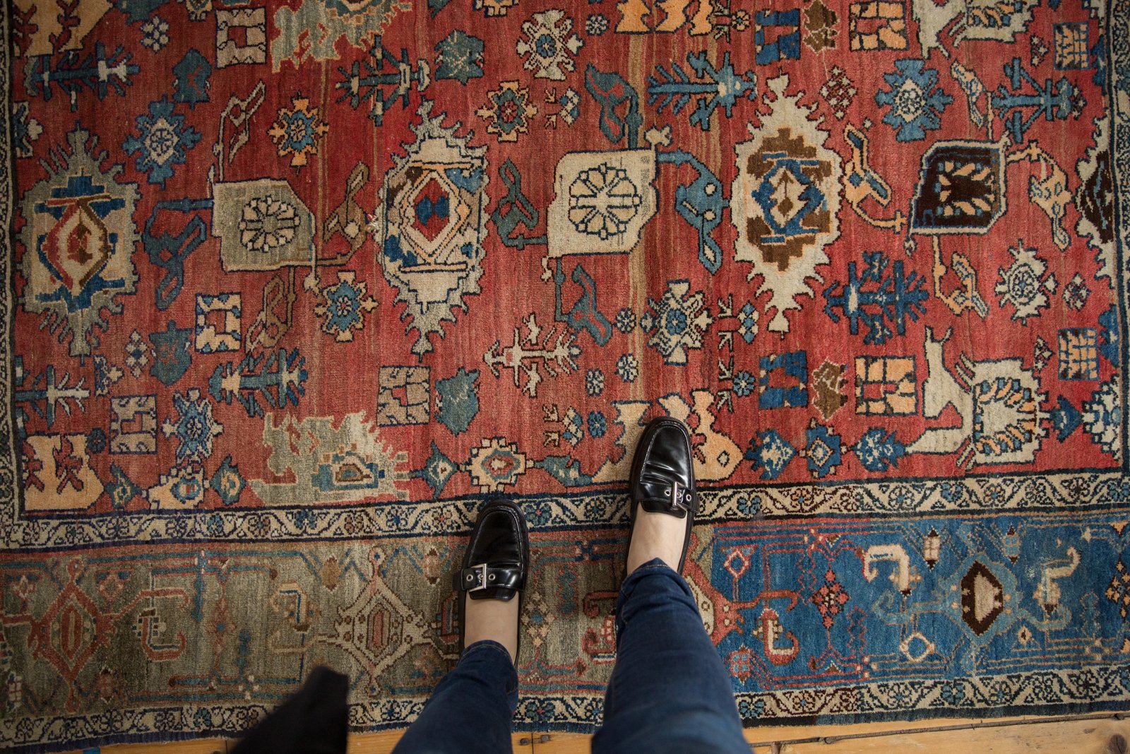 5x7 Vintage Bijar Rug // ONH Item 6741 Image 1