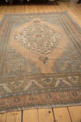 6x9.5 Vintage Distressed Oushak Carpet // ONH Item 6747 Image 6
