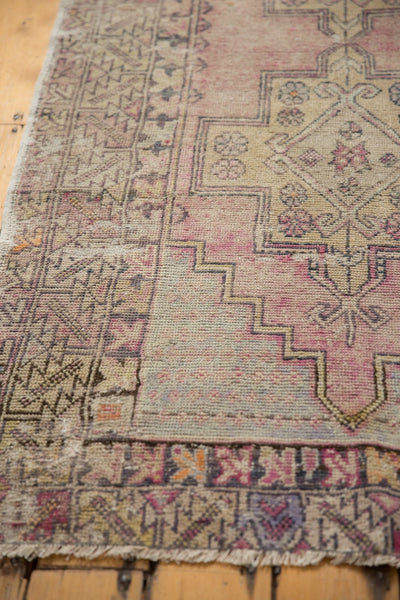 3.5x8.5 Vintage Distressed Oushak Rug Runner // ONH Item 6749 Image 5
