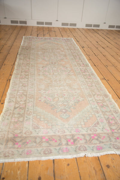 3.5x9 Vintage Distressed Oushak Rug Runner // ONH Item 6751 Image 2