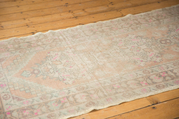 3.5x9 Vintage Distressed Oushak Rug Runner // ONH Item 6751 Image 7