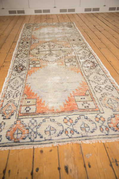 3.5x10.5 Vintage Distressed Oushak Rug Runner // ONH Item 6753 Image 7