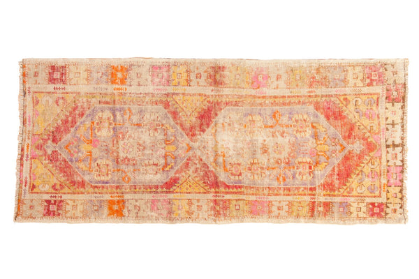 2.5x6 Vintage Distressed Oushak Rug Runner // ONH Item 6755