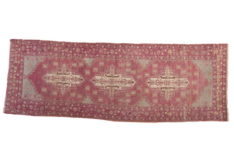 Vintage Distressed Oushak Rug Runner / ONH item 6762