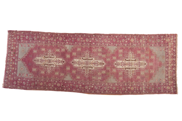 Vintage Distressed Oushak Rug Runner / ONH item 6762