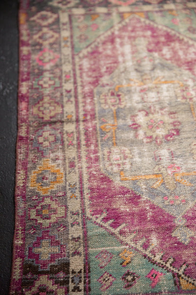 2.5x4.5 Vintage Distressed Oushak Rug // ONH Item 6766 Image 6