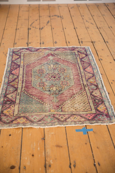 2.5x4 Vintage Distressed Oushak Rug // ONH Item 6778 Image 4