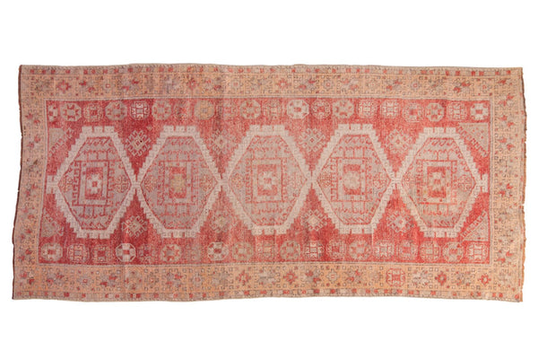 4x8.5 Vintage Distressed Oushak Rug Runner // ONH Item 6780