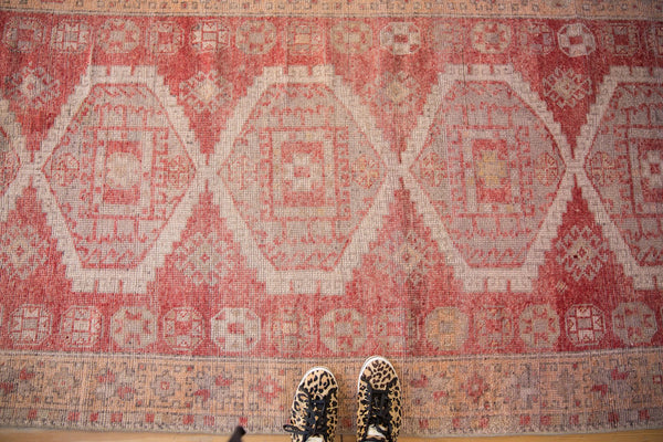 4x8.5 Vintage Distressed Oushak Rug Runner // ONH Item 6780 Image 1