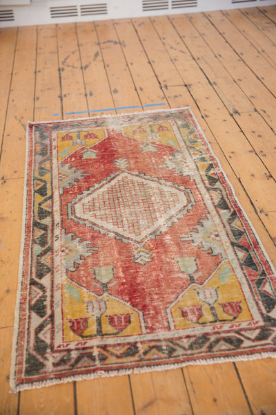 Vintage Distressed Oushak Rug Runner / ONH Item 6783 Image 4