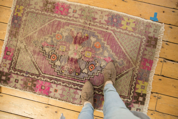 2.5x4 Vintage Distressed Oushak Rug // ONH Item 6784 Image 1