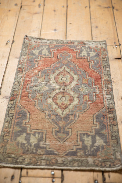 1.5x2.5 Vintage Distressed Oushak Rug Mat // ONH Item 6792 Image 2