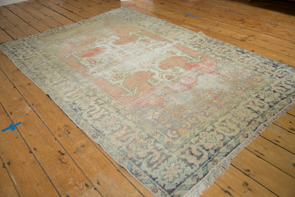 Vintage Distressed Oushak Rug / ONH item 6793 Image 7