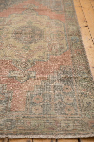 3.5x8.5 Vintage Distressed Oushak Rug Runner // ONH Item 6795 Image 3