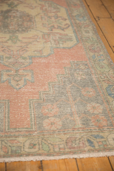3.5x8.5 Vintage Distressed Oushak Rug Runner // ONH Item 6795 Image 7