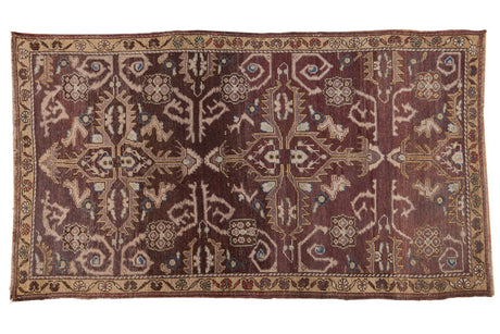 3.5x6.5 Vintage Distressed Oushak Rug // ONH Item 6797