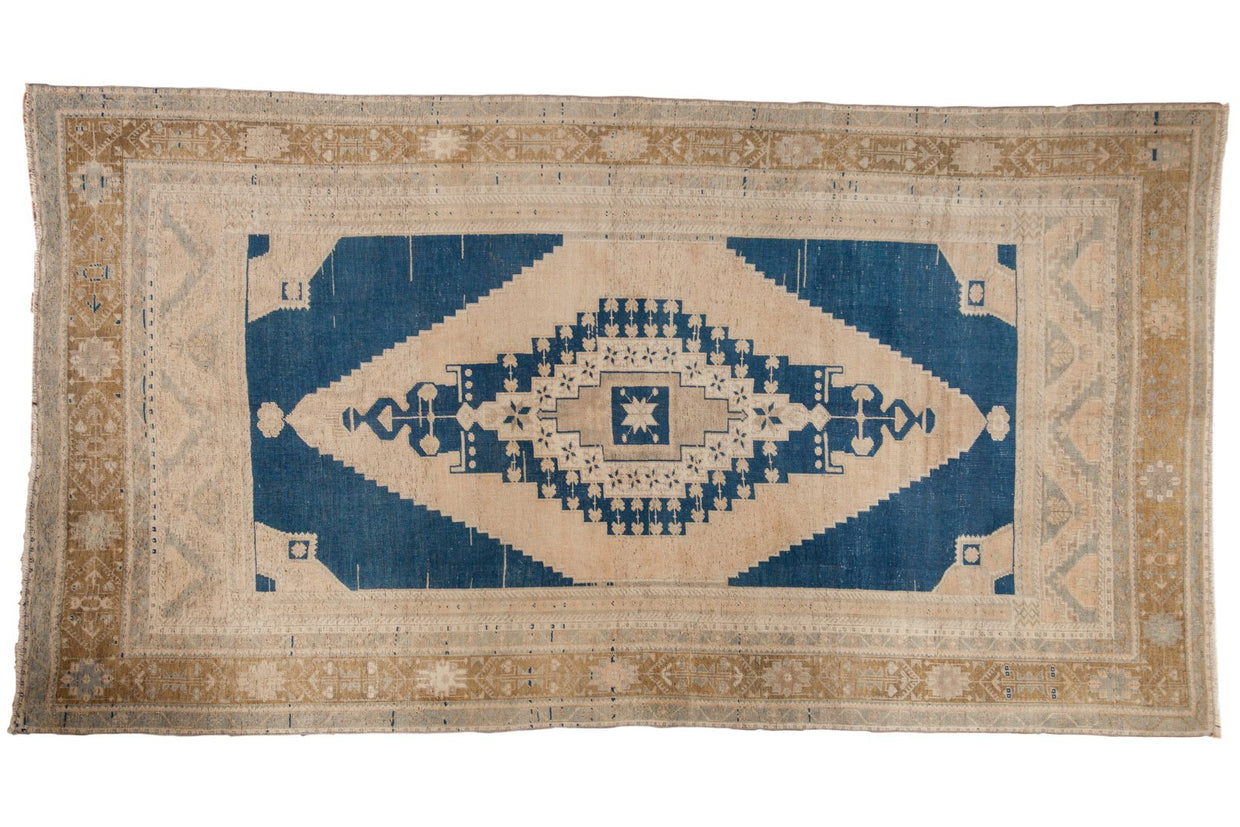 6x11 Vintage Distressed Oushak Carpet // ONH Item 6798