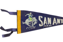 Vintage San Antonio Texas Felt Flag Pennant  / ONH Item 6805 Image 1