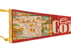 Vintage Colorful Colorado Felt Flag Pennant  / ONH Item 6808 Image 1