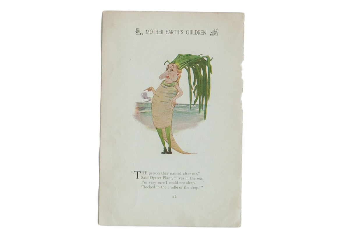 Antique M.T. Ross Mother Earth's Children Illustration