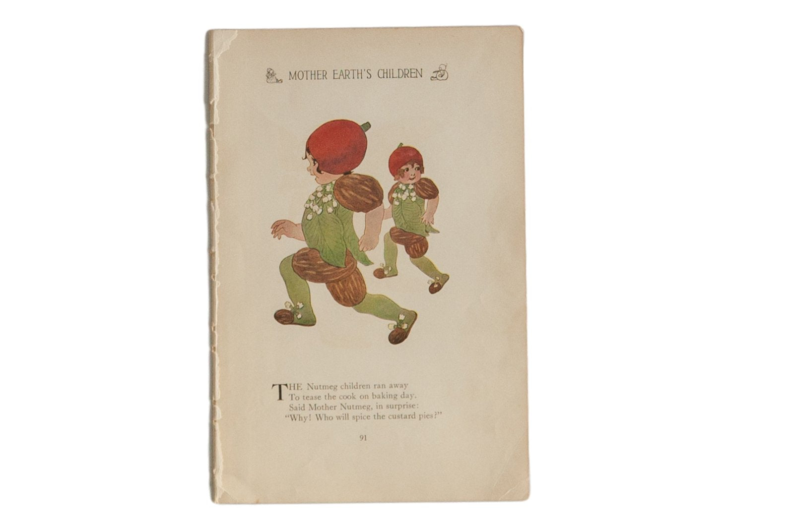 Antique M.T. Ross Mother Earth's Children Illustration