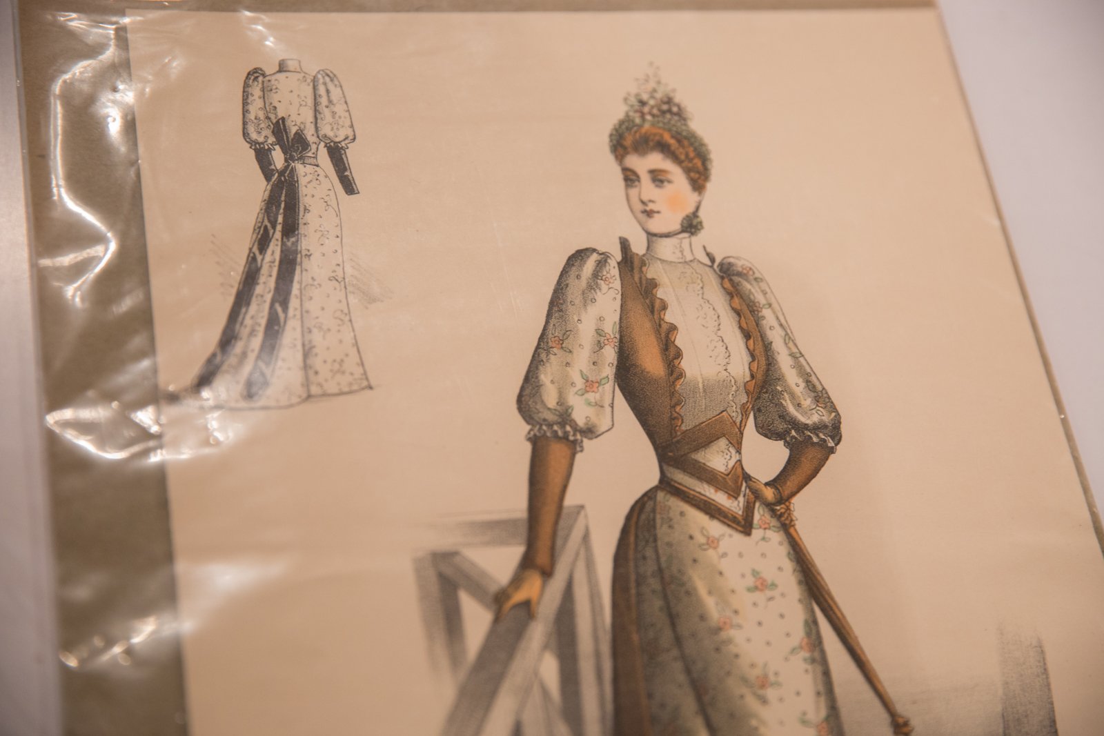 Antique L'Arte De Le Mode Print Image 1