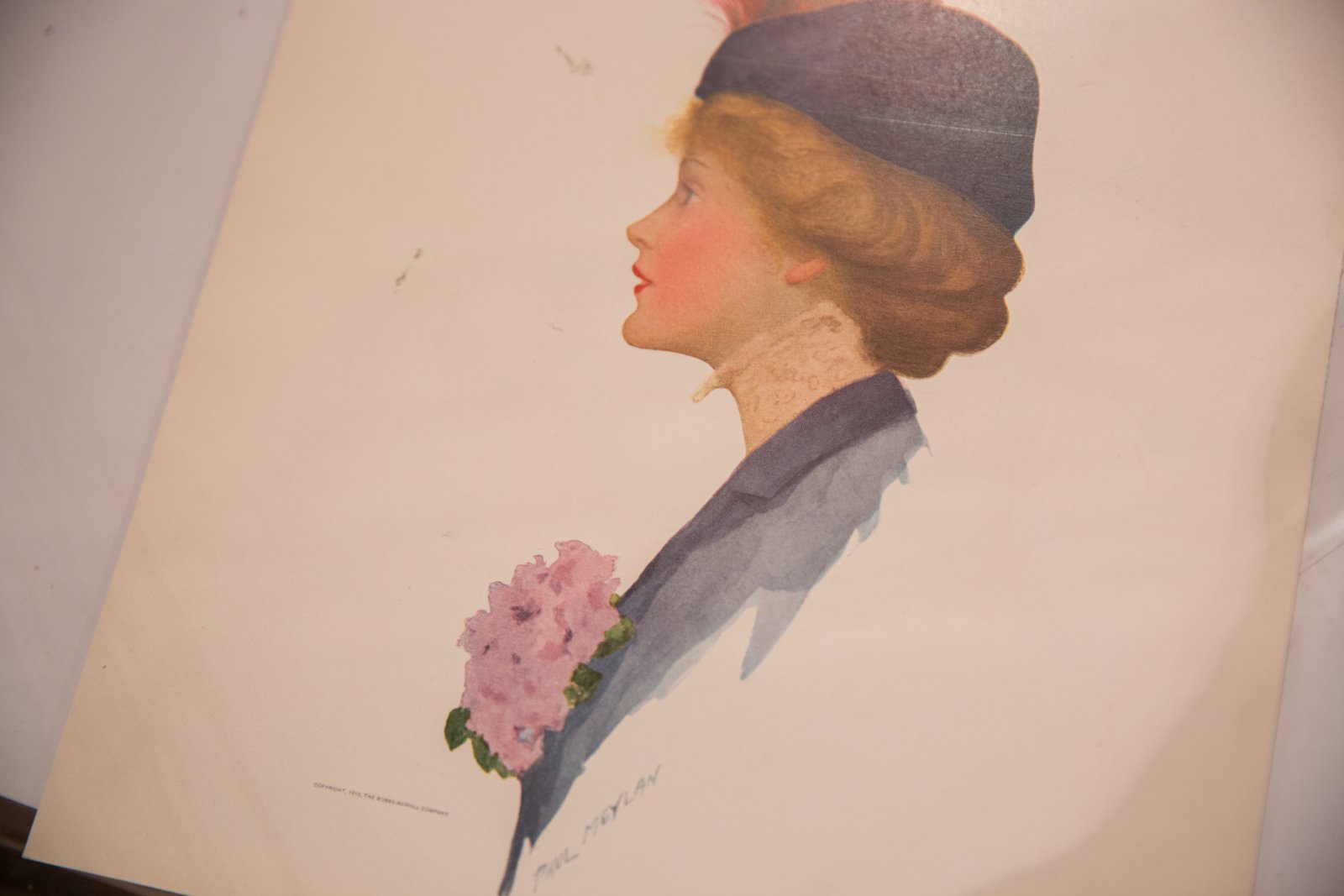 Antique Lithograph Paul Meylan Portrait Image 1