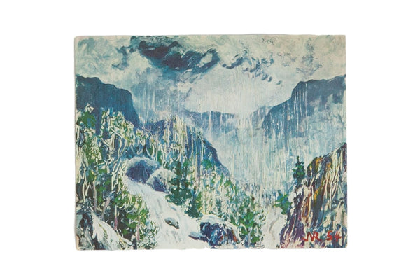 Vintage Dramatic Landscape Print