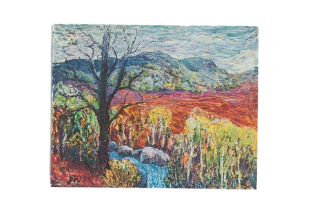 Vintage Print of Blue Stream