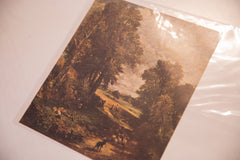Vintage Print of Constable The Cornfield Image 1