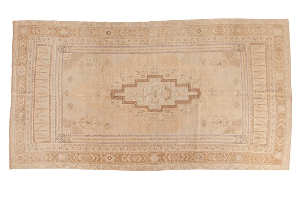 5.5x10.5 Vintage Distressed Oushak Carpet // ONH Item 6869