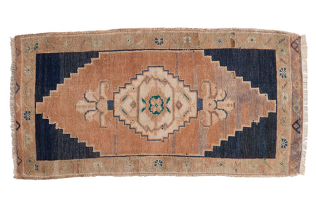 Vintage Distressed Oushak Rug Mat Runner / ONH item 6875