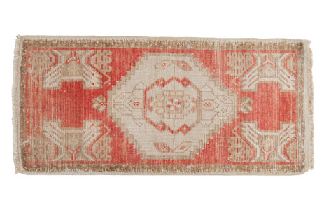 1.5x3.5 Vintage Distressed Oushak Rug Mat Runner // ONH Item 6895