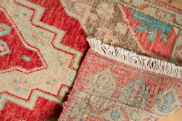 1.5x4 Vintage Distressed Oushak Rug Mat Runner // ONH Item 6899 Image 5