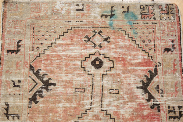 2.5x5 Vintage Distressed Oushak Rug Runner // ONH Item 6903 Image 3