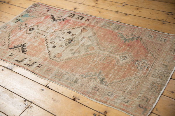 2.5x5 Vintage Distressed Oushak Rug Runner // ONH Item 6903 Image 4